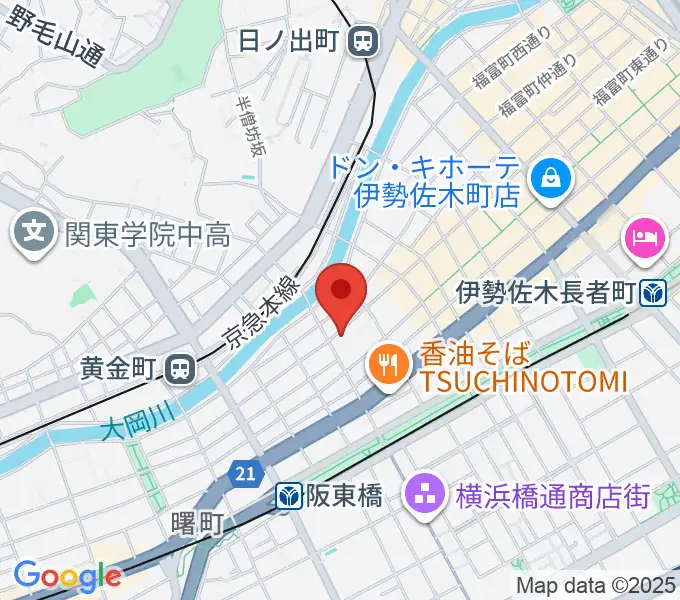 横浜シネマ・ジャック&ベティの地図