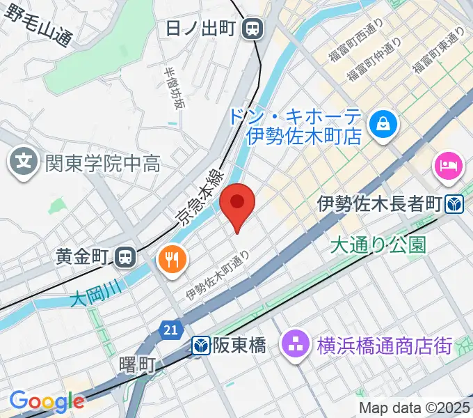 横浜シネマ・ジャック＆ベティの地図