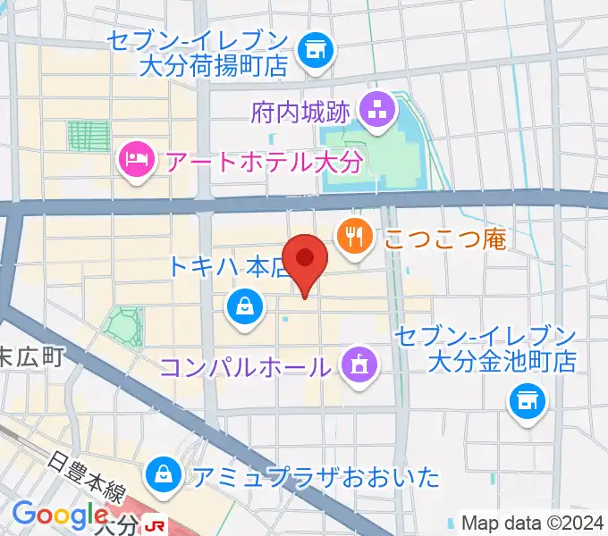 大分シネマ5の地図