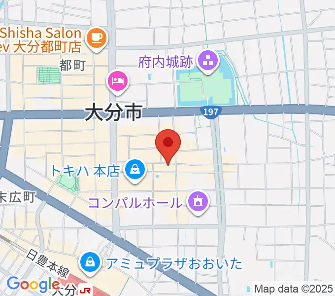 大分シネマ5の地図