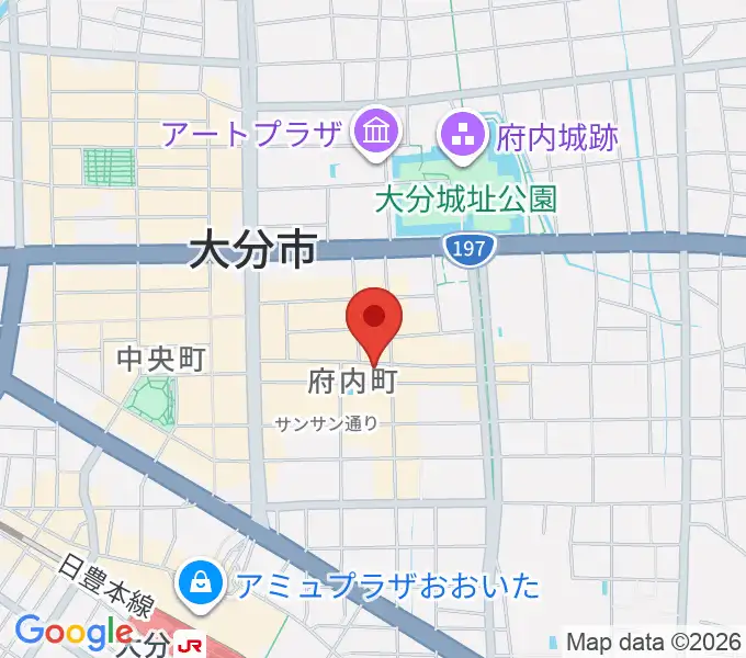 大分シネマ5の地図