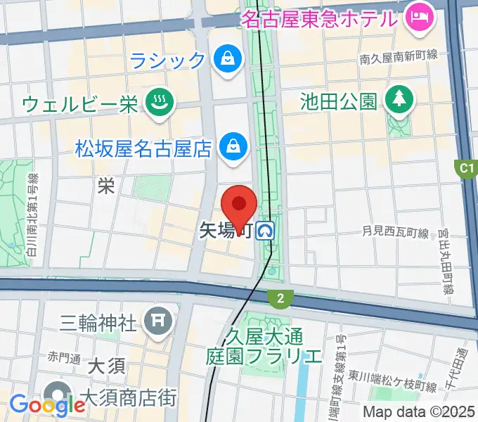 センチュリーシネマの地図