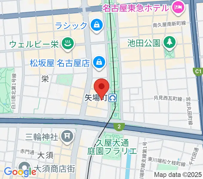 センチュリーシネマの地図