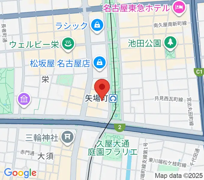 センチュリーシネマの地図