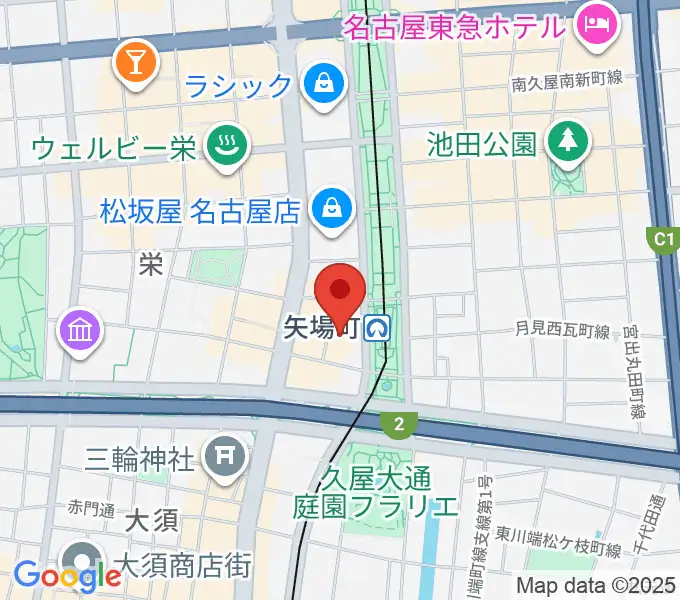センチュリーシネマの地図
