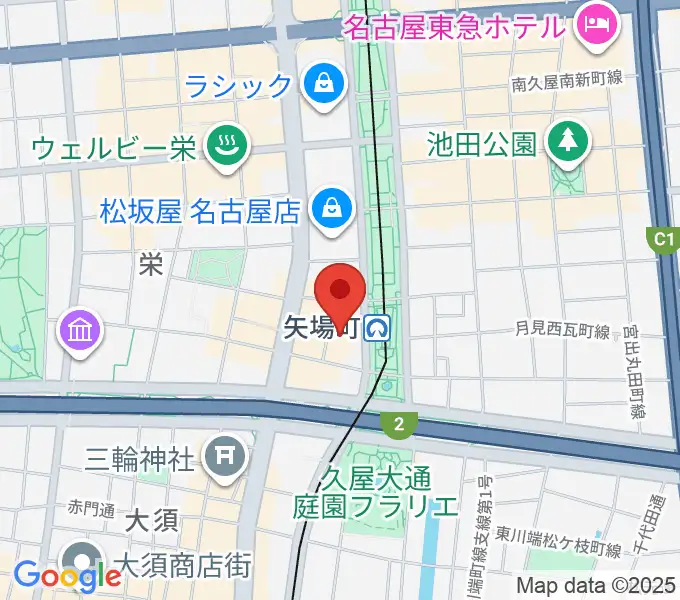 センチュリーシネマの地図