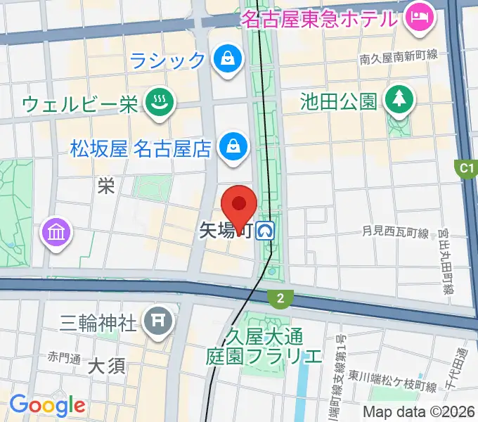 センチュリーシネマの地図