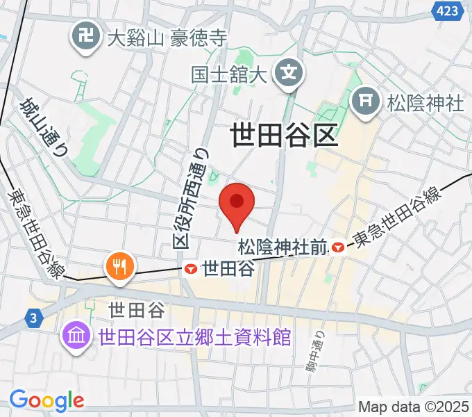 バーニッシュストーンレコーディングスタジオの地図
