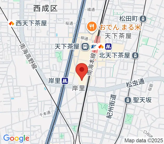 大阪フィルハーモニー会館の地図