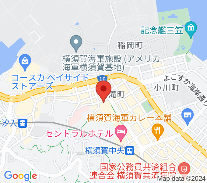 ブルーイングリーン横須賀の場所