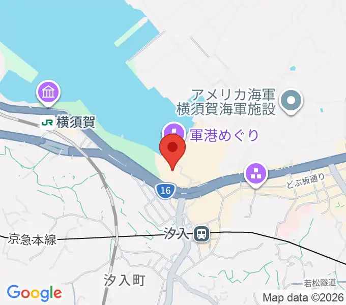 新星堂ショッパーズプラザ横須賀店の地図