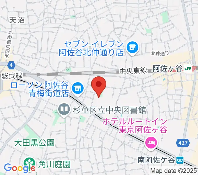 長谷部ギター教室の地図