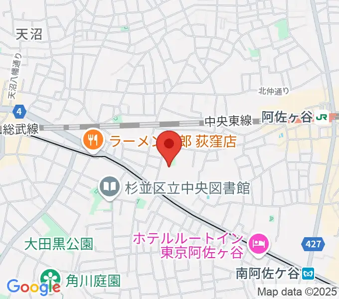 長谷部ギター教室の地図