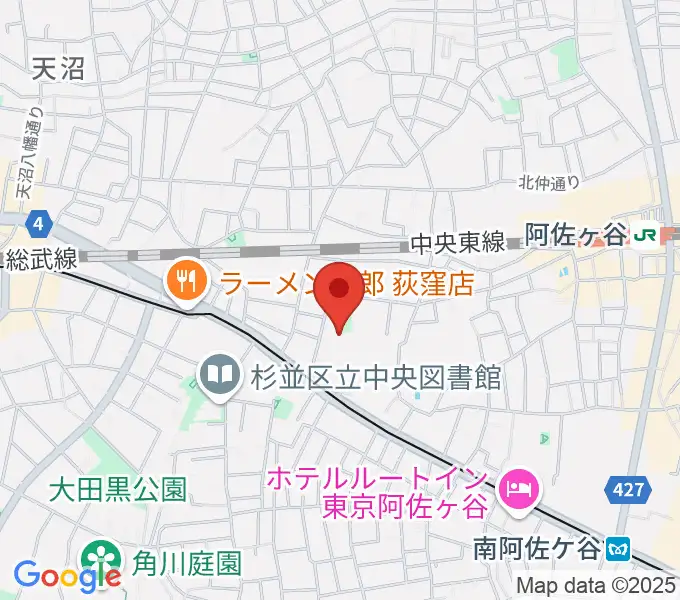 長谷部ギター教室の地図
