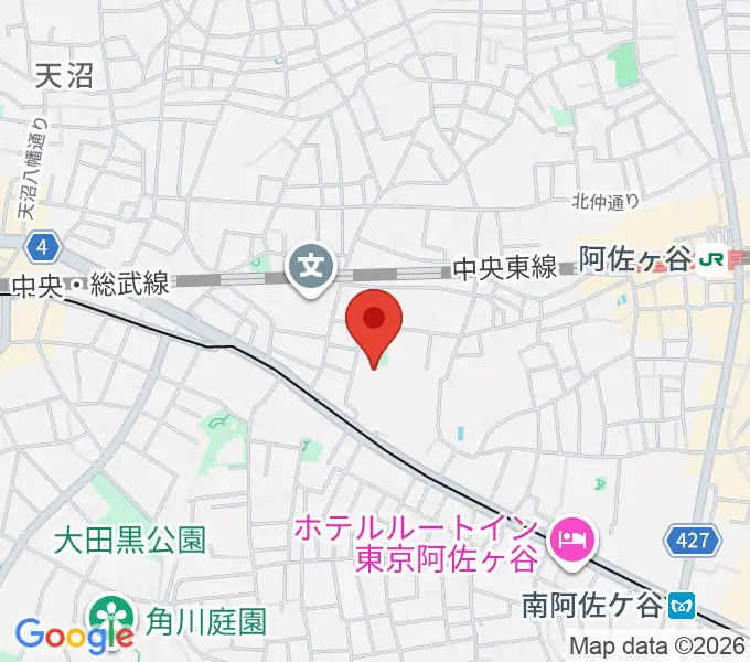 長谷部ギター教室の地図