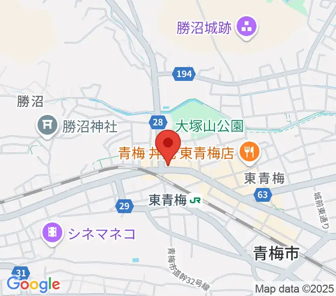 東青梅Small Pocketの地図