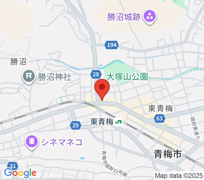 東青梅Small Pocketの地図