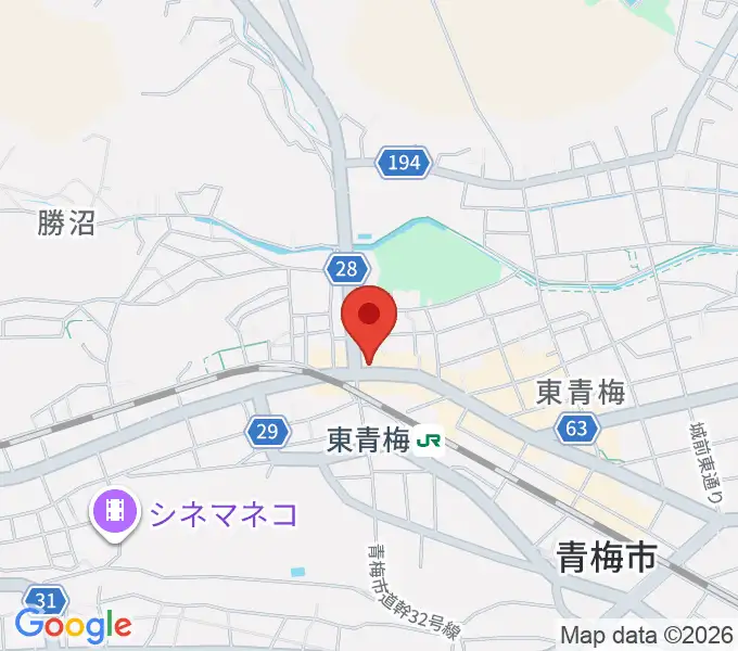 東青梅Small Pocketの地図