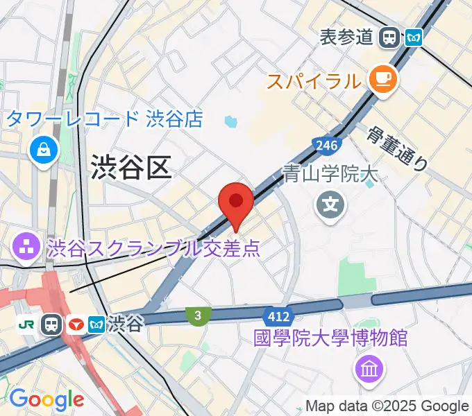 渋谷シアター・イメージフォーラムの地図