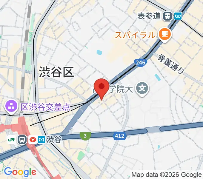 渋谷シアター・イメージフォーラムの地図