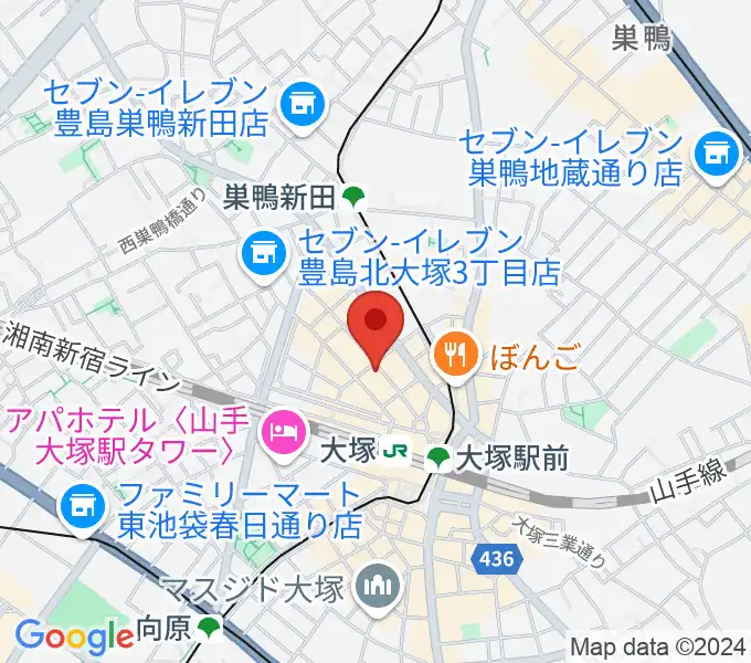 LIVEBAR MARUの地図