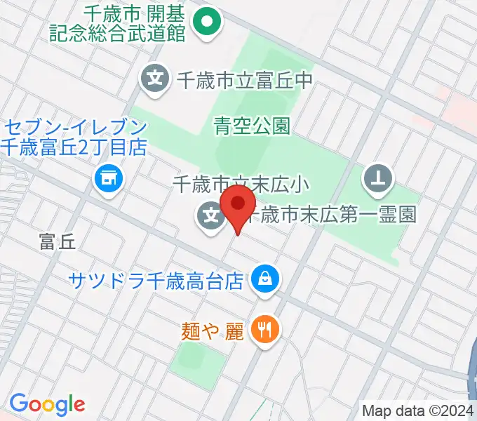 道場ピアノ教室の地図