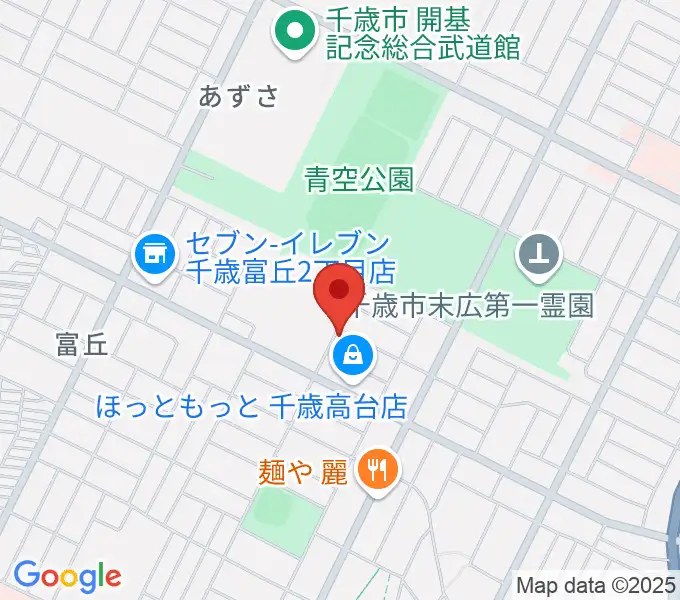 道場ピアノ教室の地図