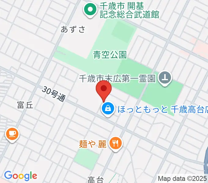 道場ピアノ教室の地図