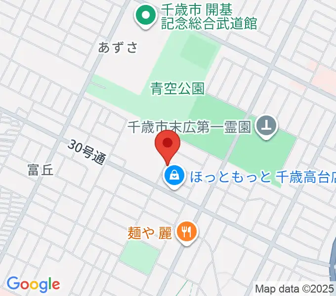 道場ピアノ教室の地図
