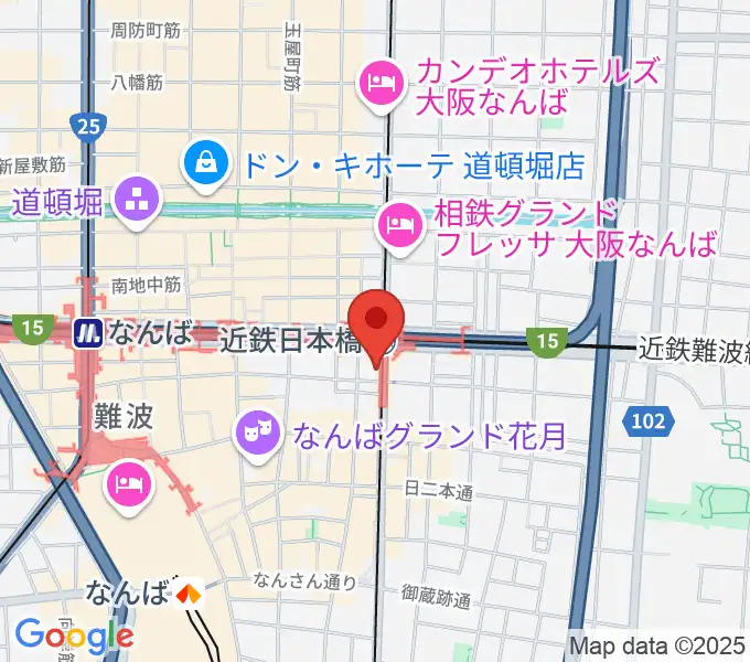 スタジオハイダウェイ日本橋店の地図