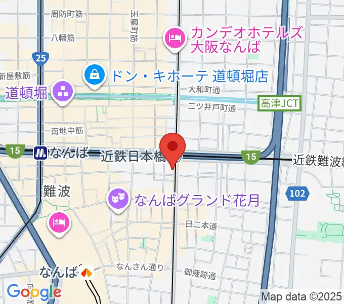 スタジオハイダウェイ日本橋店の地図