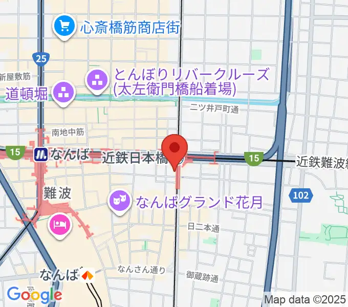 スタジオハイダウェイ日本橋店の地図