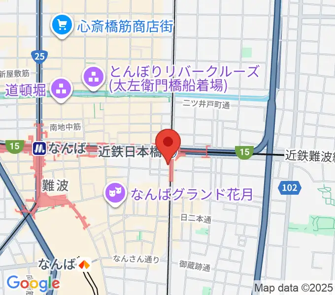 スタジオハイダウェイ日本橋店の地図