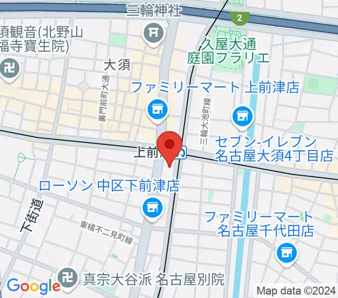 名古屋マーブルレコードの地図