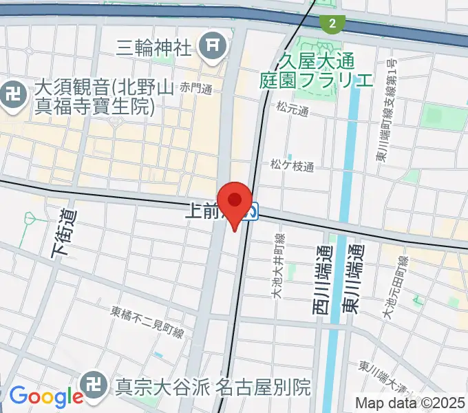 名古屋マーブルレコードの地図