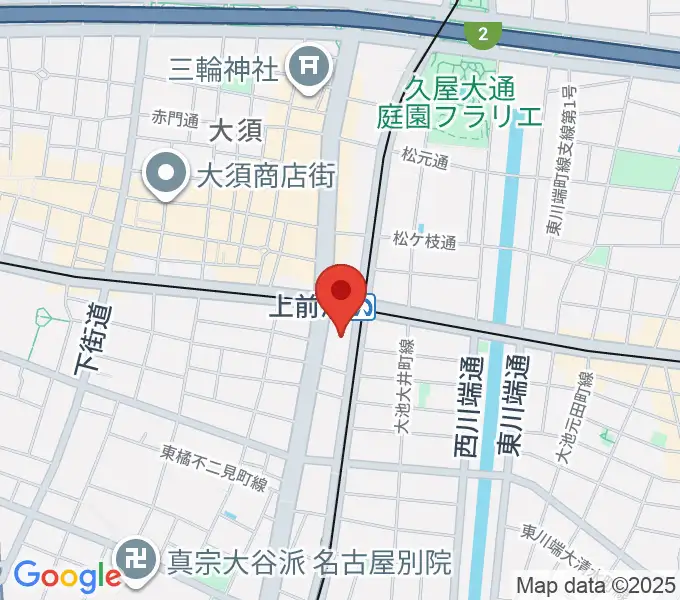 名古屋マーブルレコードの地図