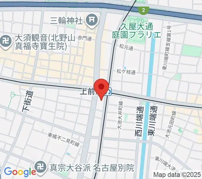 名古屋マーブルレコードの地図