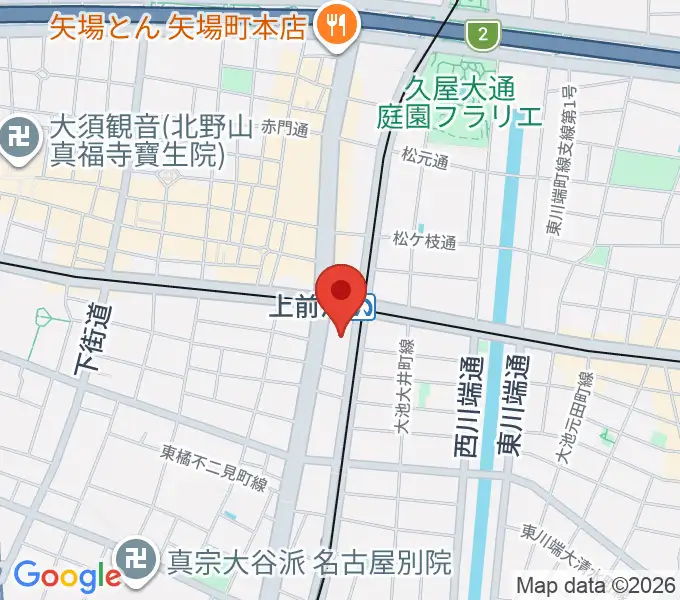 名古屋マーブルレコードの地図
