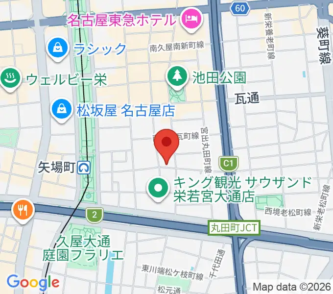 名古屋栄シアターZONEの地図