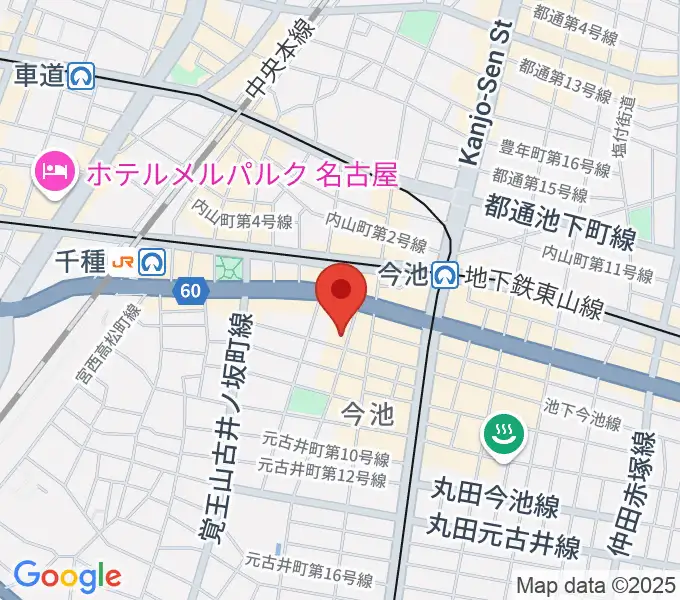 名古屋シネマテークの地図