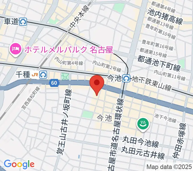 名古屋シネマテークの地図