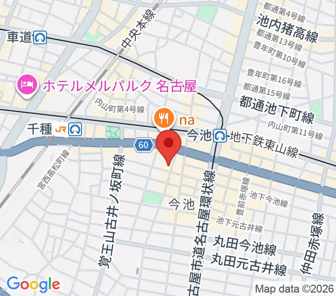 名古屋シネマテークの地図