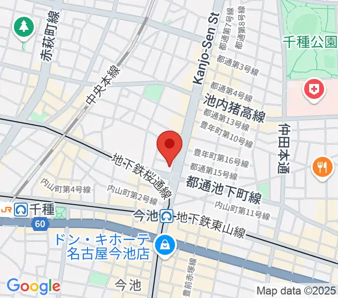 キノシタホールの地図