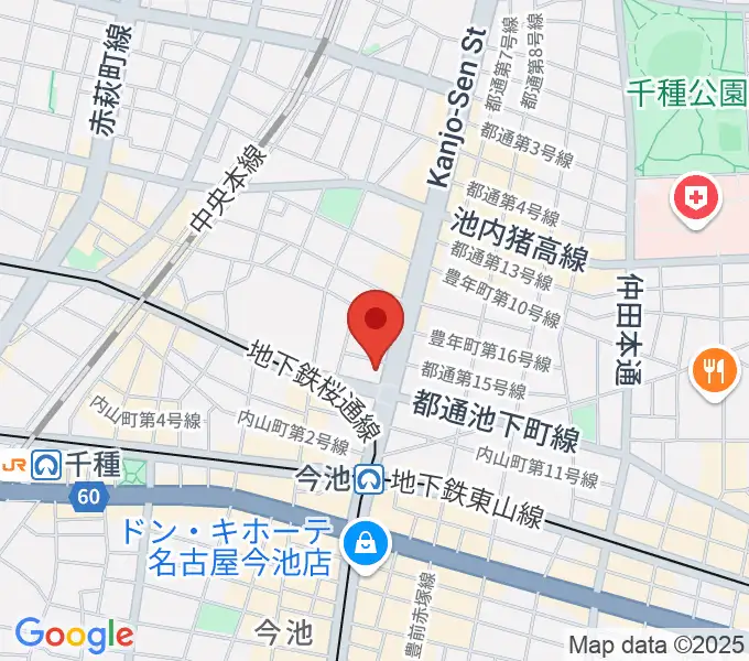キノシタホールの地図