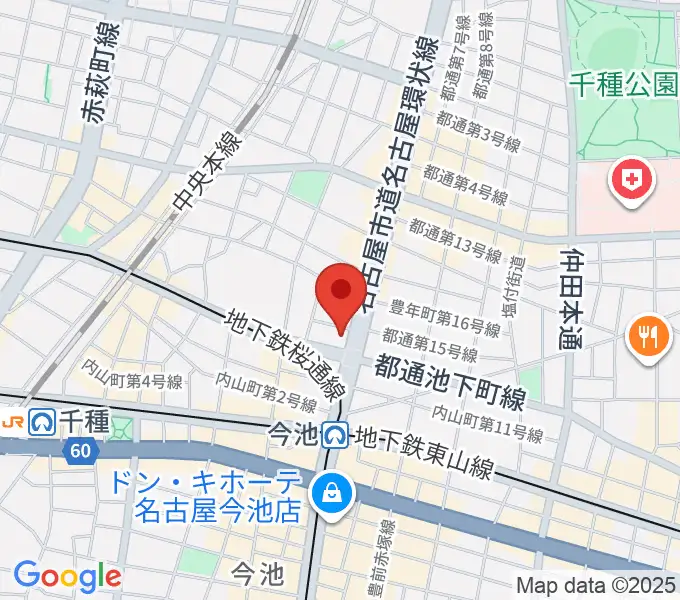 キノシタホールの地図