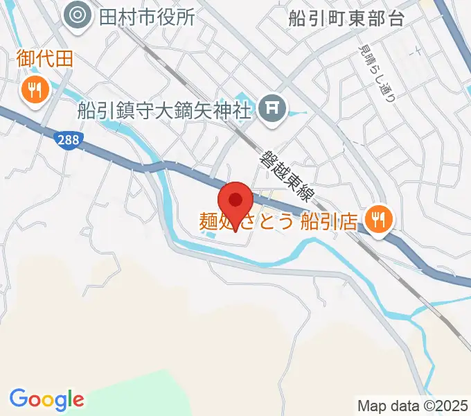 田村市文化センターの地図