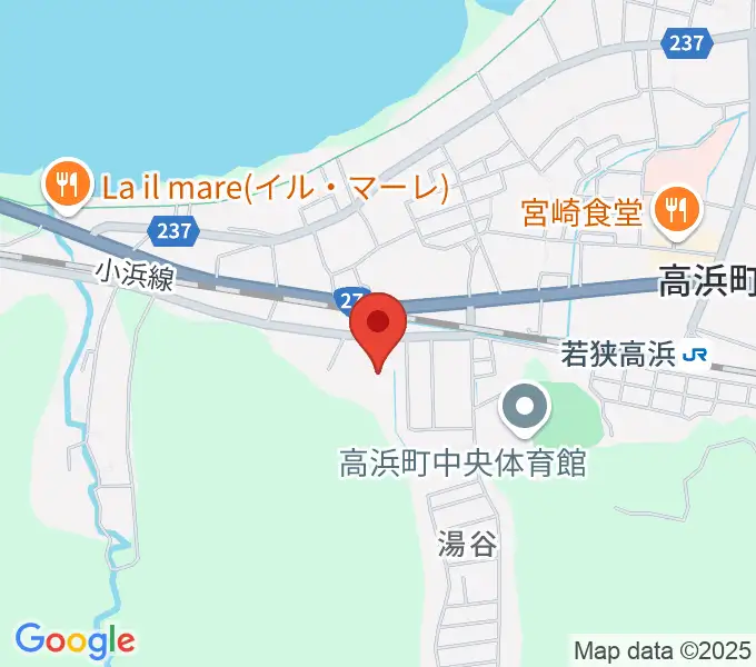 高浜町文化会館の地図