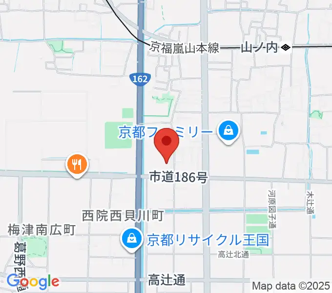 京都外国語大学 森田記念講堂の地図