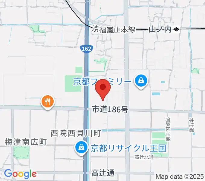 京都外国語大学 森田記念講堂の地図