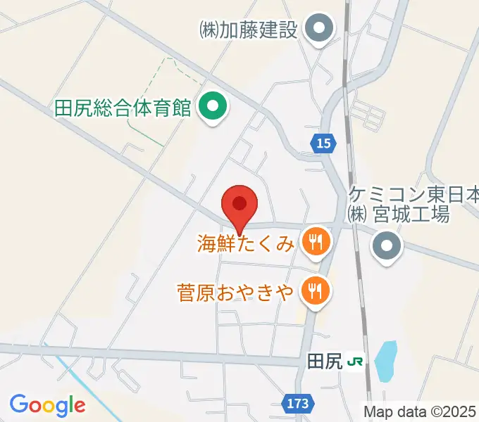 大崎市田尻文化センターの地図